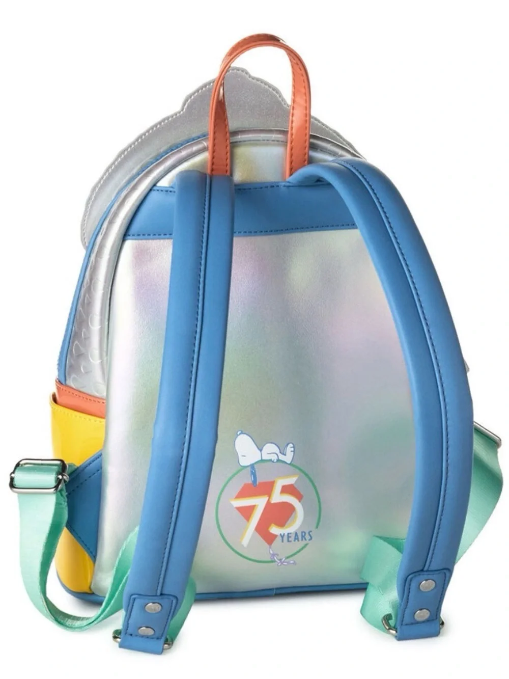 Loungefly Peanuts SNOOPY Yellow raincoat 75th Anniversary Mini Backpack NWT